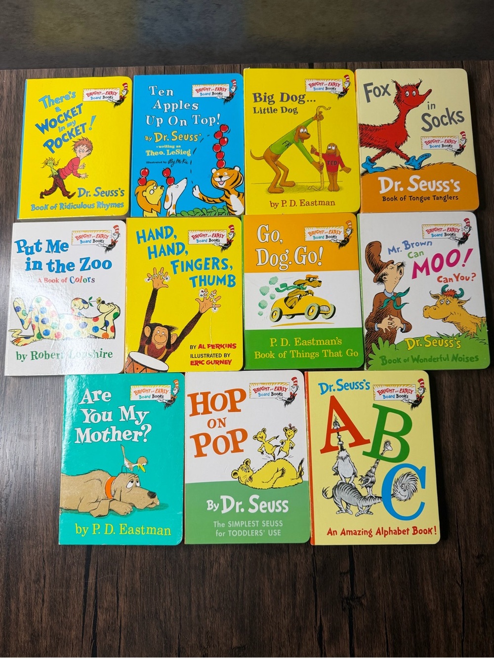 Dr. Seuss Collection of Colorful Kids Board Books - toddler library